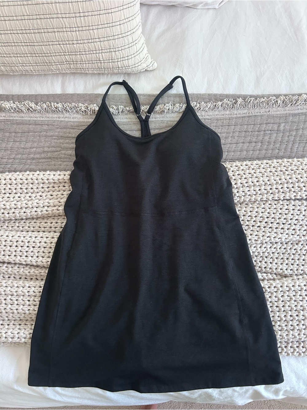 Black Racerback Athletic Dress